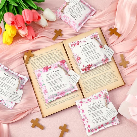 Floral Prayer Quilt with Poem - Picture 3 of 11